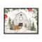 Stupell Industries Rustic Holiday Barn Animals Seasonal Christmas Winter Framed Wall Art